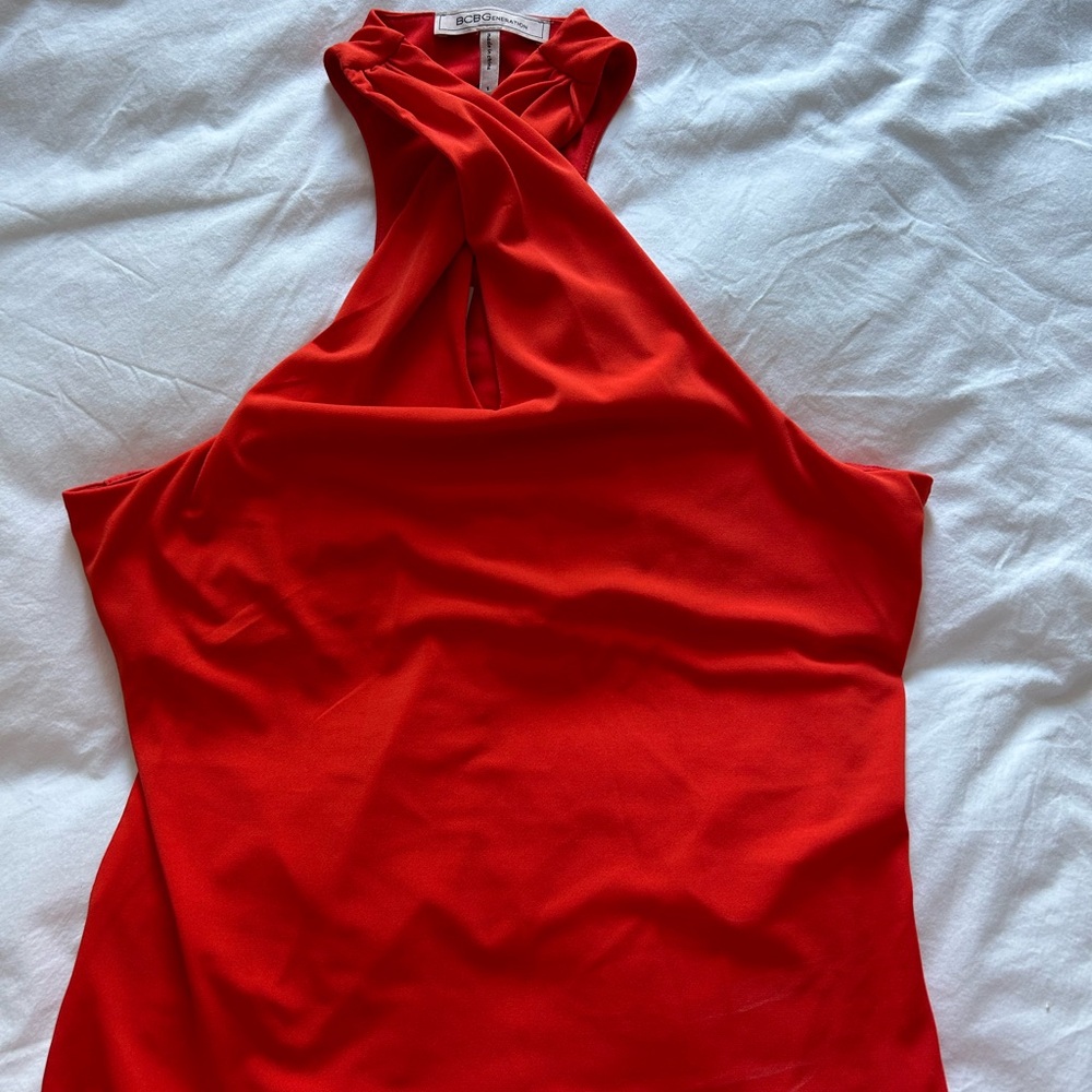 NWT- BCBG high neck top